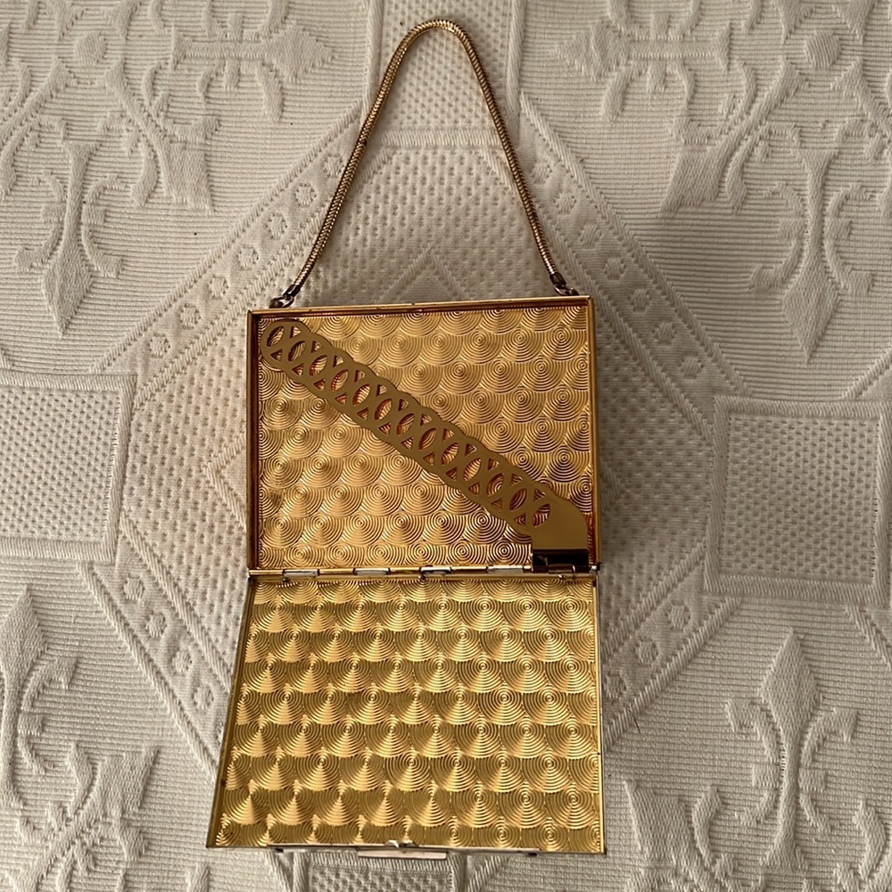 VINTAGE ANTIQUE ZELL FIFTH AVENUE LADIES’ TWO-SIDED MINAUDIERE - Picture 6 of 8